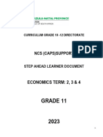 2023 Economics Grade 11 Step Ahead Learner Document Final 10 July