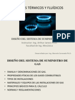 Sistemas Térmicos Y Fluídicos: Diseño Del Sistema de Suministro de Gas