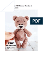 Pequeno Urso PDF Croche Receita de Amigurumi Gratis