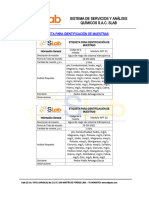 Etiqueta para Identificación de Muestras