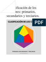 Clasificación de Los Colores