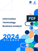 Silabus - Information Technology Business Analyst