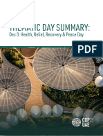 DAY 4 COP28 Presidency Summary Health Relief Recovery and Peace Day Dec 3