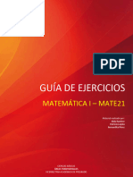 Guía de Actividades Matemática I - Mate21 2016