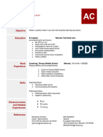 copy of resume template 2015