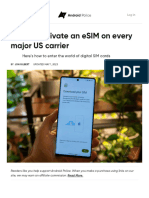 How To Activate An eSIM On Every Major US Carrier