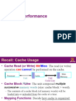 Cache Performance Average Memory Access Time