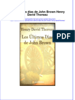 Los Ultimos Dias de John Brown Henry David Thoreau Download 2024 Full Chapter