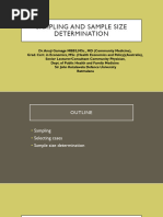 Sampling and Sample Size Determination - Unlocked