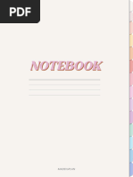 Digital Notebook Dark Mode Colorful Tabs by MADEtoPLAN