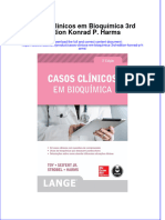 Casos Clinicos em Bioquimica 3Rd Edition Konrad P Harms Download 2024 Full Chapter