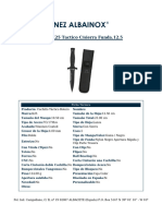 Cuchillo K25 Tactico C/sierra Funda.12.5: Ficha Técnica