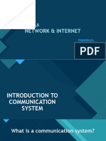 Network and Internet Presentation