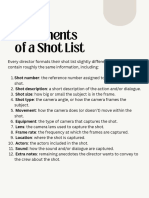 How To Write A Shot List Guide