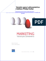 Marketing Version para Latinoamerica 11Th Edition Philip Kotler Download 2024 Full Chapter