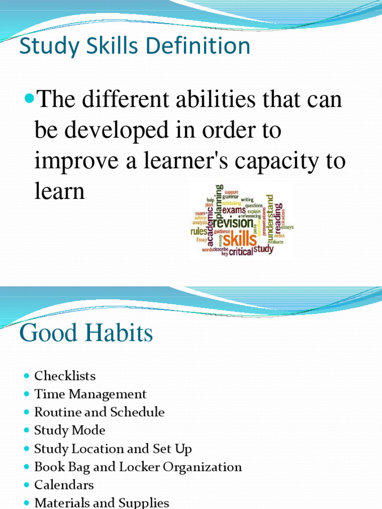 Effective Study Skills and Techniques | PDF
