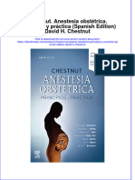 Chestnut Anestesia Obstetrica Principios Y Practica Spanish Edition David H Chestnut Download 2024 Full Chapter