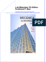 Mecanica De Materiales 7Th Edition Ferdinand P Beer download 2024 full chapter