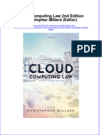 Cloud Computing Law 2Nd Edition Christopher Millard Editor download 2024 full chapter