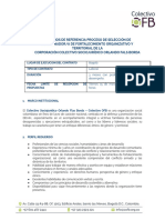 TDR - Coordinador - A Fortalecimiento Organizativo y Territorial