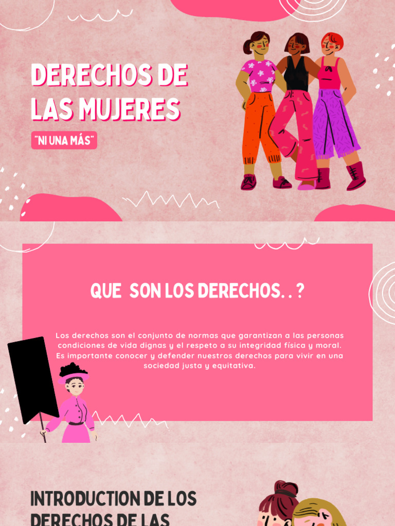 Derechos de las Mujeres: Lucha y Avances | PDF | Estudios de género ...