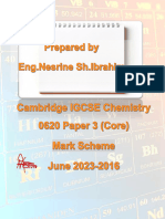 Nesrine-Core Chemistry 0620 Paper3 2023-2016 MS