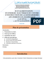ETUDE DE RACC ELEC CENTRE DINSTRUCTION GENDARMERIE AIN ZERROUG (Autosaved)