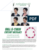 Ball Chain Crochet Necklace Pattern2