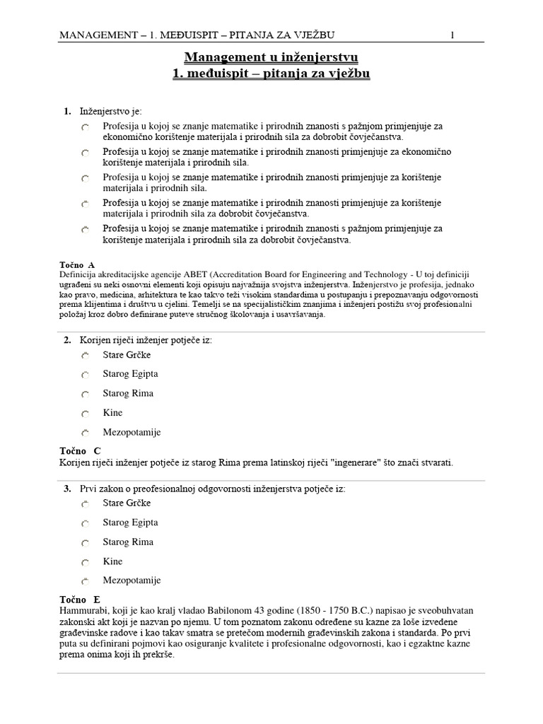 MUI - Pitanja | PDF