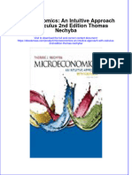 Microeconomics An Intuitive Approach With Calculus 2Nd Edition Thomas Nechyba Download 2024 Full Chapter