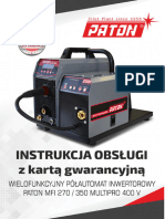 Paton Mfi 270 350 400V Multipro Instrukcja Obslugi