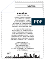 Céu de Brasília Traço Do Arquiteto - 4 ° e 5° Anos - Preto e Branco