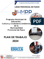 Plan Del Programa Municipal de Educacion y Cultura y Ciudadania Ambiental 2024