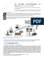 Le Stockage de L'énergie Électrochimique en Technologie Lithium-Ion