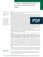 Cohort Study On Somatoform Disorders in Parkinson Disease and Dementia With Lewy Bodies