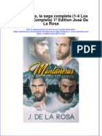 Montaneros La Saga Completa 1 4 Los Mountain Completa 1O Edition Jose de La Rosa Download 2024 Full Chapter