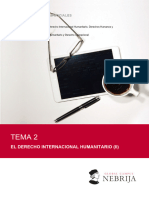 Tema 2. Dcho. Internal. Humanitario (II)