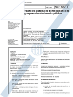 Idoc - Pub - NBR 12214 NB 590 Projeto de Sistema de Bombeamento de Agua para Abastecimento Publico