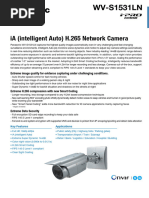 Ia (Intelligent Auto) H.265 Network Camera: Extreme Image Quality For Evidence Capturing Under Challenging Conditions