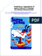 Mundos Fantasticos Superletras 4O Guia Maestro Libro 01 Tekman Books Z Library Desconocido download 2024 full chapter