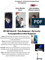 (AC-S12) Week 12 - Task Assignment - My Favorite Technological Device Start Assignment