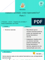 Números Racionais: Como Representá-Los? Parte 1: Matemática