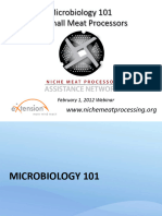 Microbiology - For Small Meat Processors
