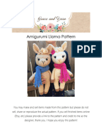 Amigurumi Llama Pattern
