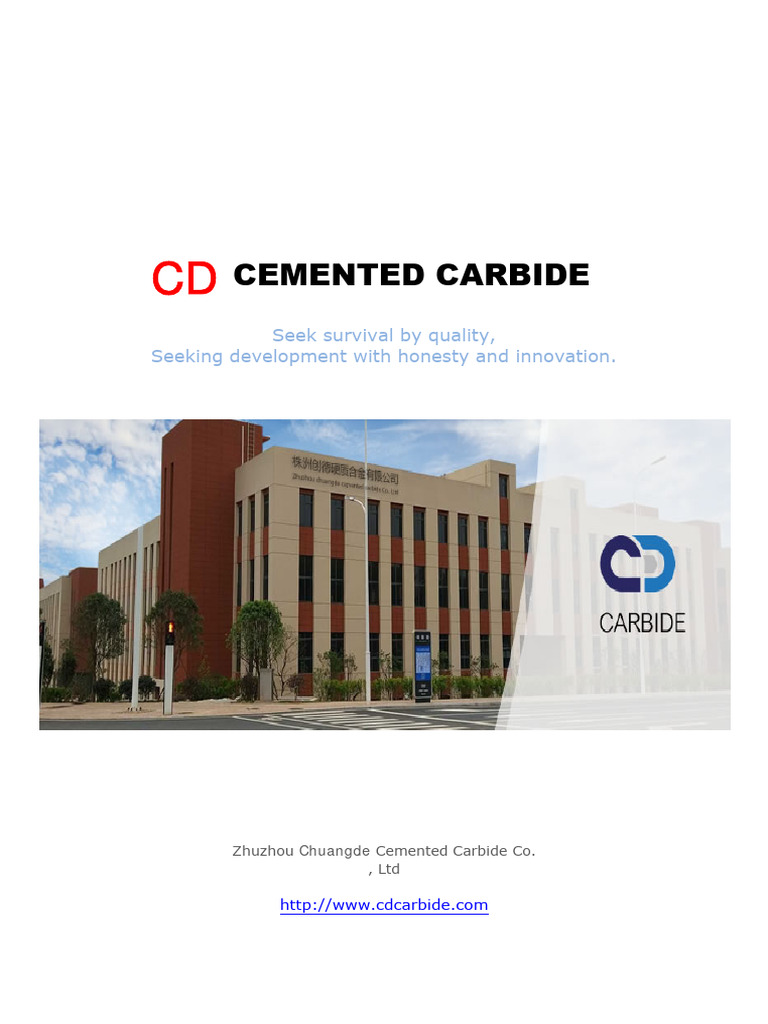 Cemented Carbide Products Overview | PDF | Steel | Alloy