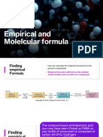 Empirical and Molelcular Formula