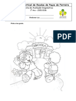 Ficha Avaliação-Diagnóstica - 1ºano - 15-16