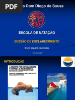 Sessão de Esclarecimento. Ensino da Natação. Bruno Miguel Guimarães