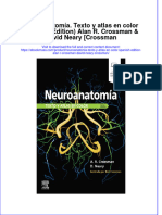 Neuroanatomia Texto Y Atlas en Color Spanish Edition Alan R Crossman David Neary Crossman Download 2024 Full Chapter