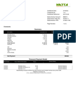 Interim Payment Certificate: Comments